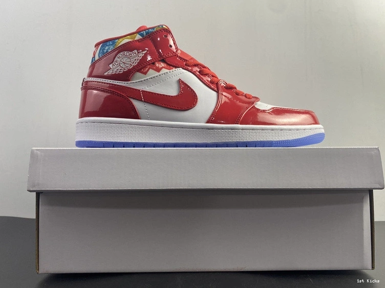 1 Air DC7294-600 Mid Patent Red Jordan 0226